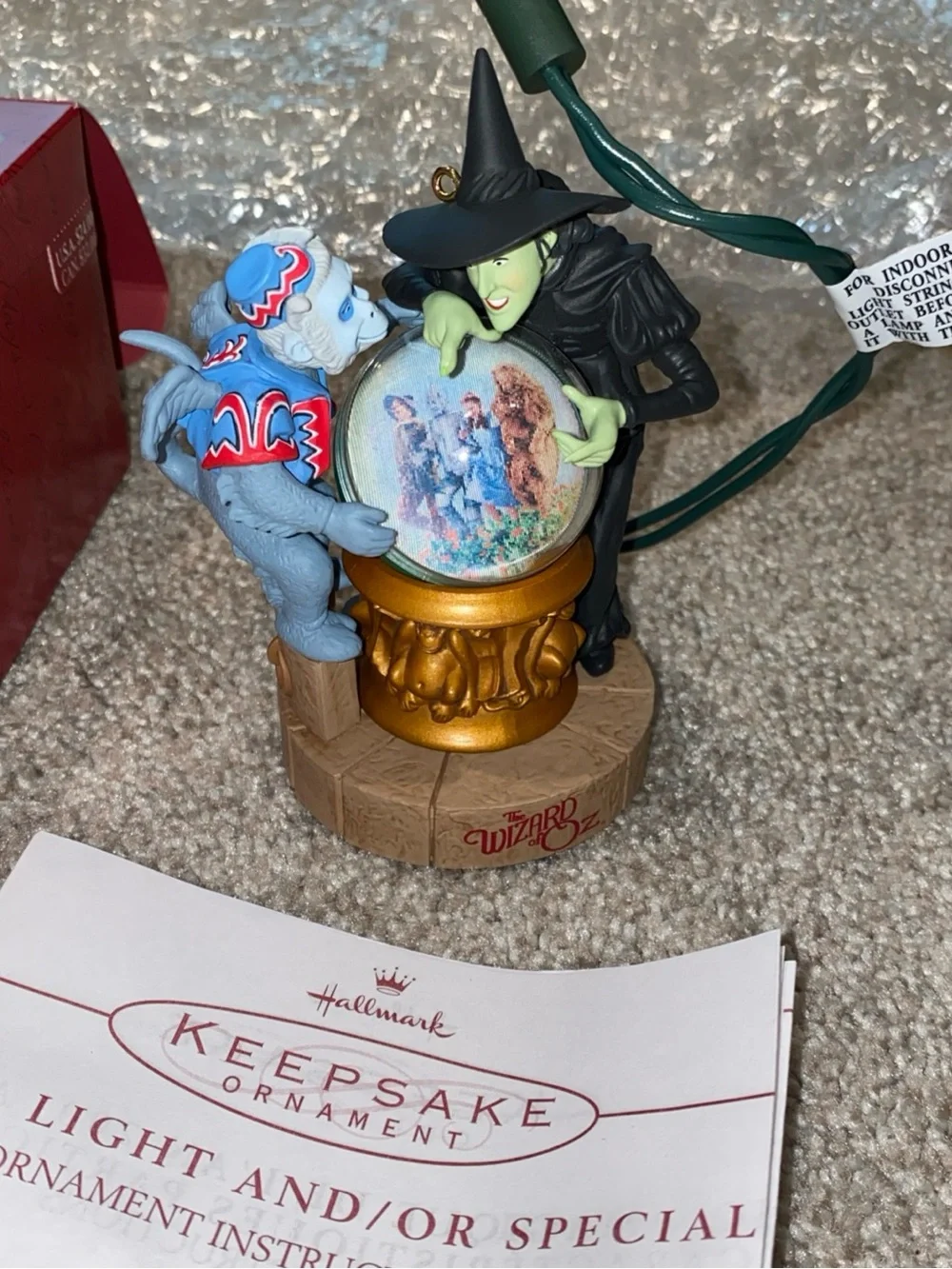 Hallmark Keepsake Ornament The Wizard of Oz Poppy Field 2001 Magic New In Box